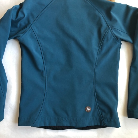 Marmot soft shell jacket with faux fur hoood - Picture 4 of 5